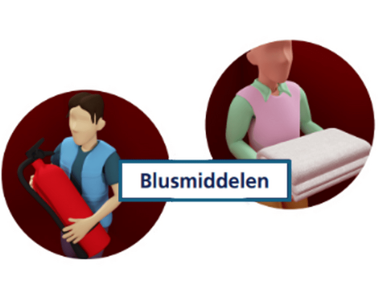 brandblusser en blusdeken