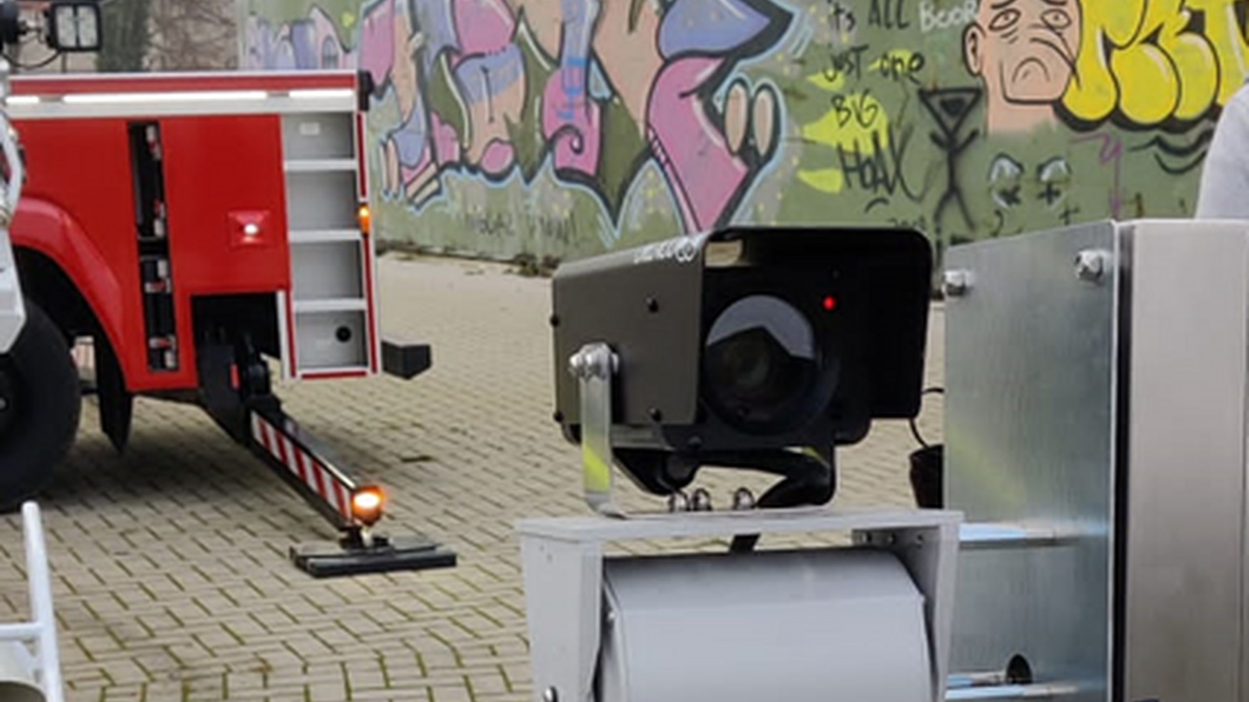 Camera op het redvoertuig
